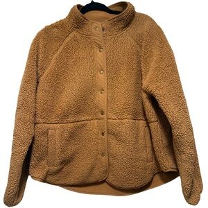 Cozy Tan Sherpa Jacket